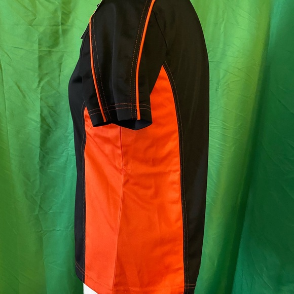 Extreme performance black/orange short sleeve shirt Ladies . UV protection 40+ - Picture 3 of 8